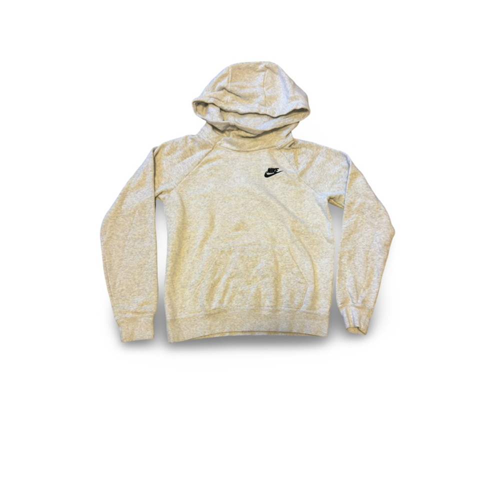 Nike Heather Gray Funnel Neck Hoodie – Size XS